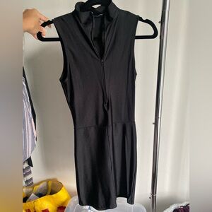 Fashion Nova Black Spandex Romper